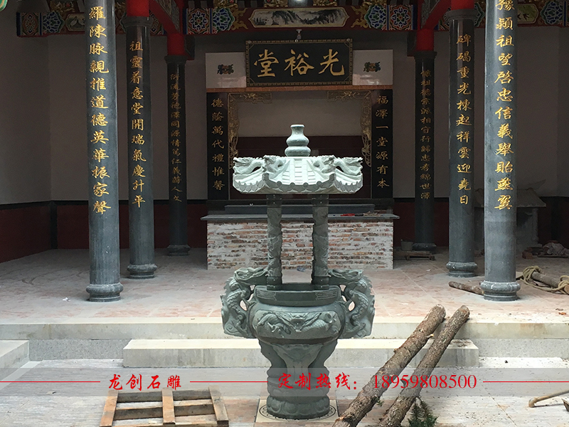 寺廟香爐哪里有賣(mài) 石頭香爐定做