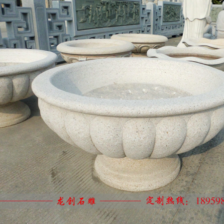 石雕花盆批發(fā)價(jià)格 石雕花盆批發(fā)廠(chǎng)家